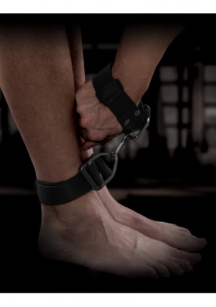 Deluxe Cuff Set - Black - Kinky BDSM Toys