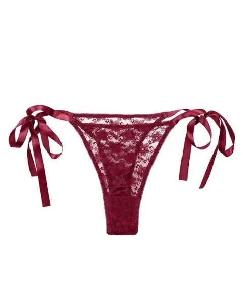 Remote Control Lace Thong Set - One Size