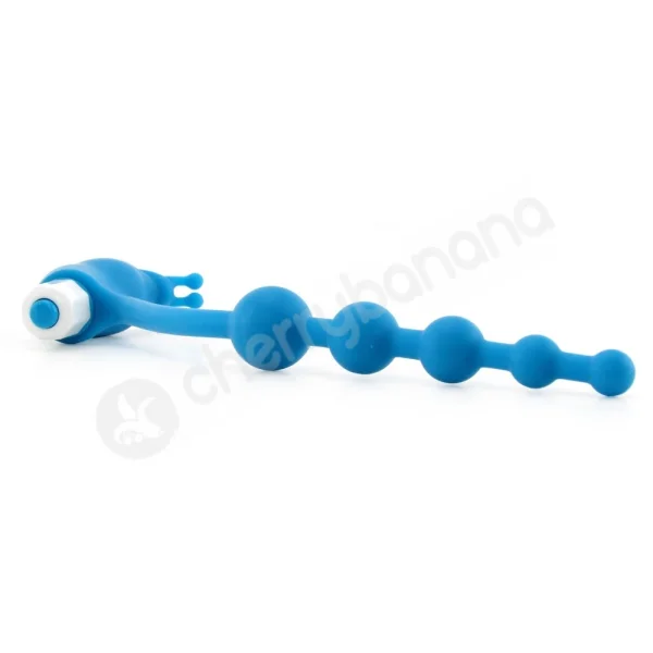 Mood Kinky Blue Vibrating Anal Beads