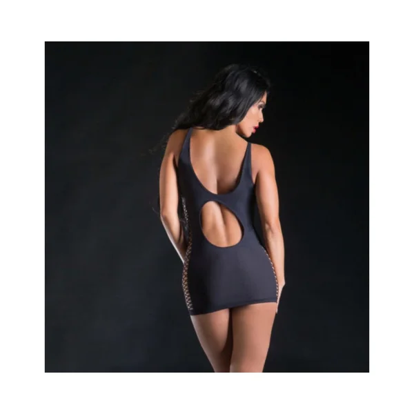 Beverly Hills Spaghetty String  Dress Wid Leaf Os Black — image 6 of 6