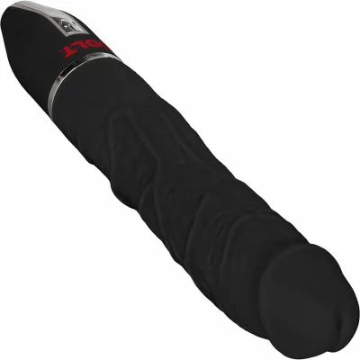 COLT Deep Drill Vibrating Silicone Dildo Black