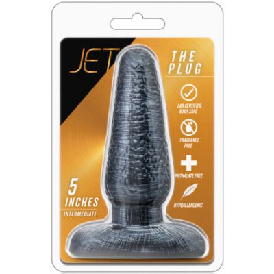 Jet The Plug Carbon Metallic Blacky12 7 cm 5 Butt Plug