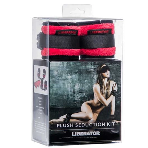 Black Label Plush Seduction Cuff Kit Black Microfiber — image 11 of 12
