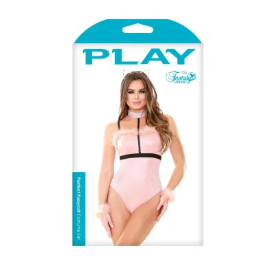 Purrfect Pussycat Costume Set Blush Pink S m