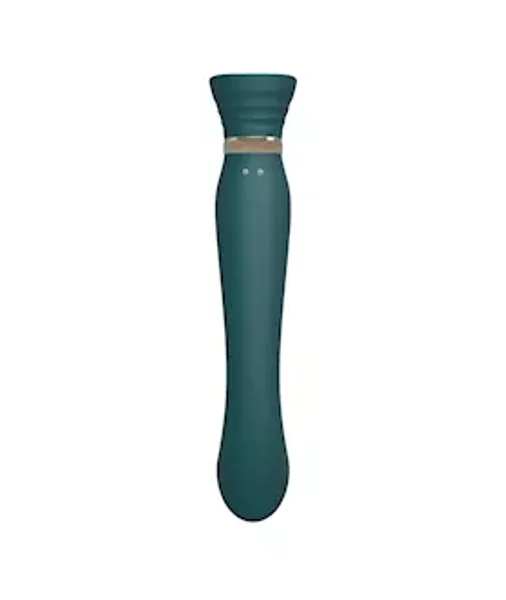 Zalo Queen Set Vibrator - Green - 8.5 Inches — image 15 of 19