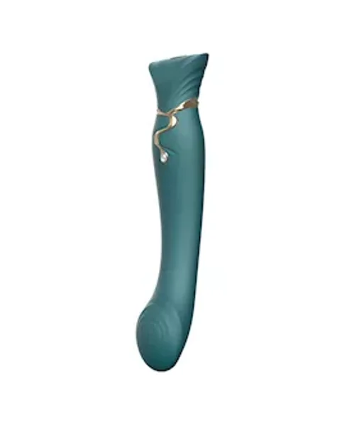 Zalo Queen Set Vibrator - Green - 8.5 Inches — image 12 of 19