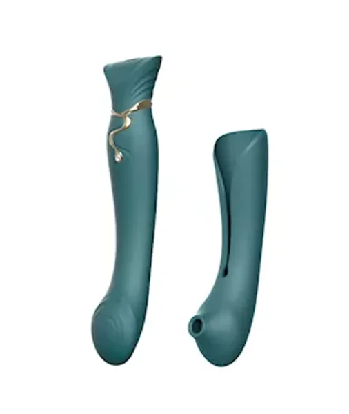 Zalo Queen Set Vibrator - Green - 8.5 Inches — image 11 of 19