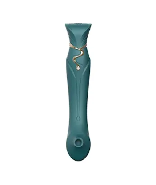 Zalo Queen Set Vibrator - Green - 8.5 Inches — image 17 of 19