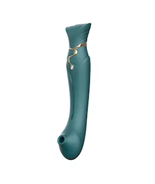 Zalo Queen Set Vibrator - Green - 8.5 Inches — image 18 of 19