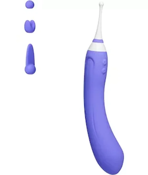 Lovense Hyphy Double-sided Vibrator - Purple - 8.3 Inch — image 2 of 6