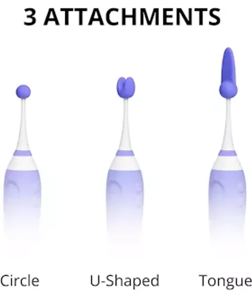 Lovense Hyphy Double-sided Vibrator - Purple - 8.3 Inch — image 3 of 6