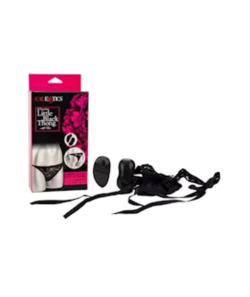Remote Control 10-function Little  Panty Thong - Black — image 4 of 4