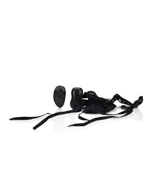 Remote Control 10-function Little  Panty Thong - Black — image 3 of 4