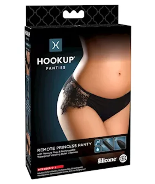 Hookup Panties Remote Princess Panty - O/s - Black - O/s — image 7 of 12