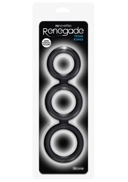 Renegade Triad Cock Ring Black