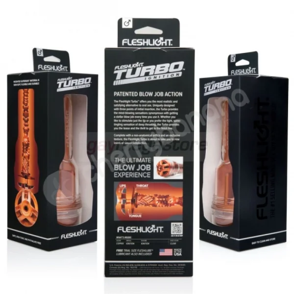 Fleshlight Turbo Ignition Copper Blow Job Masturbator