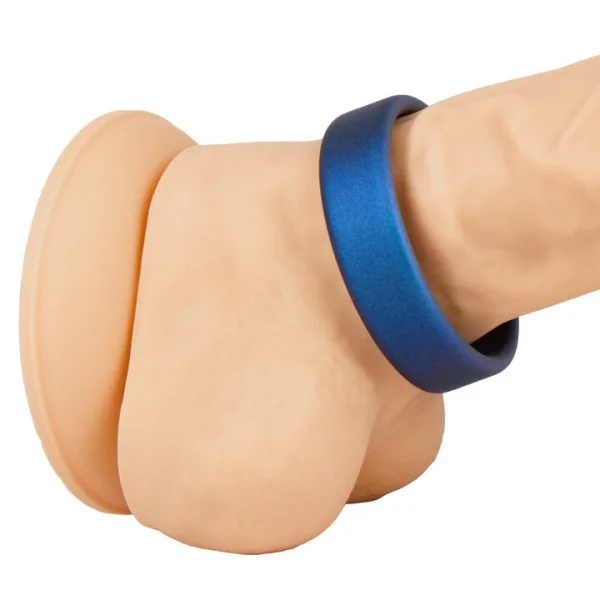 Bondara Supernova Metallic Blue Silicone Cock Ring — image 4 of 4