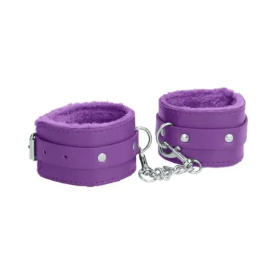 Ouch Plush Leather Ankle Cuffs
