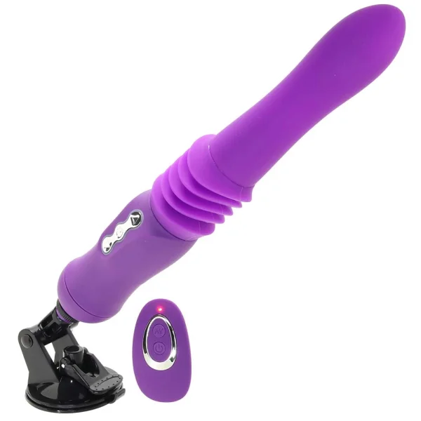 Maia Monroe Silicone Vibrating, Thrusting Dildo with Suction Cup & Remote Control