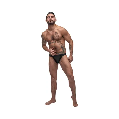 Male Power Grip Rip Rip Off Bikini Black Medium