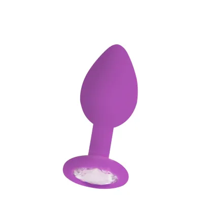 Regular Diamond Butt Plug Purple