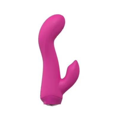 Rabbit Vibrators Loveline Empower Dual Motor 10 Speed Rabbit Silicone Rechargeable Waterproof Green