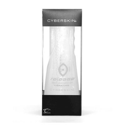 Cyberskin Release Tight Ass Stroker Vibrating Clear