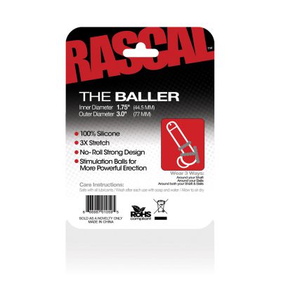 The Baller Cockring Grey Grey