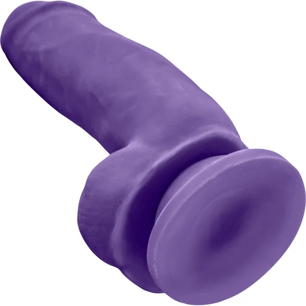 Au Naturel Bold Beefy 7 Inch Sensa Feel Dual Density Dildo By Blush - Purple