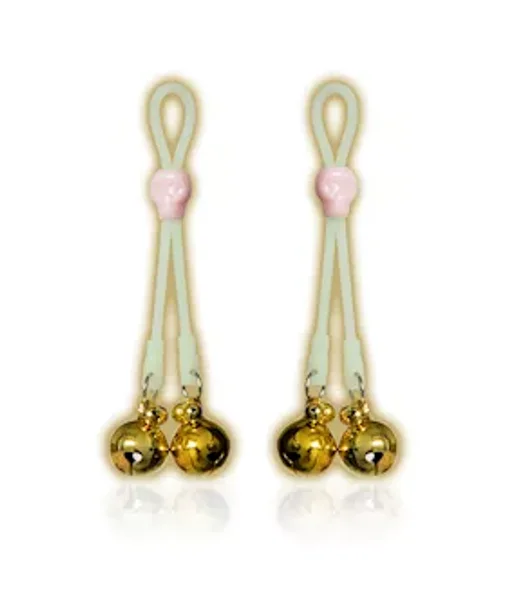 Luminous Skull Nipple Clamps - Gold — image 2 of 2