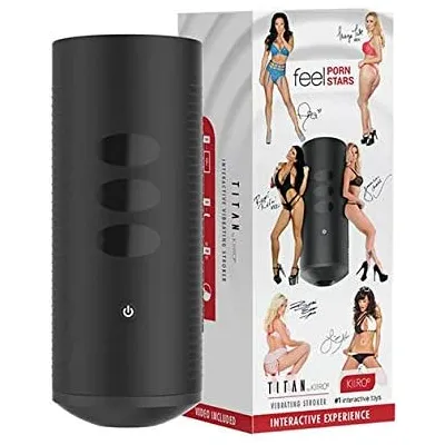 Kiiroo Titan Feel Pornstars Experience Vibrating Stroker