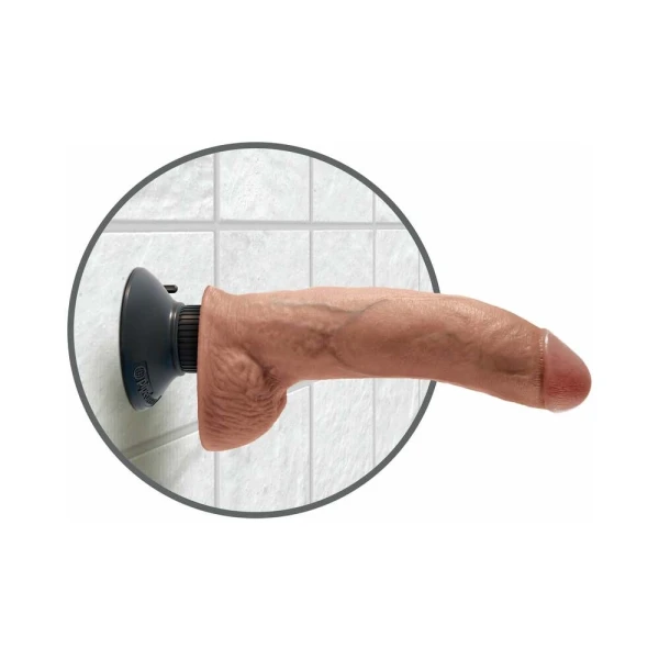 King Cock 9in Vibrating Cock With Balls