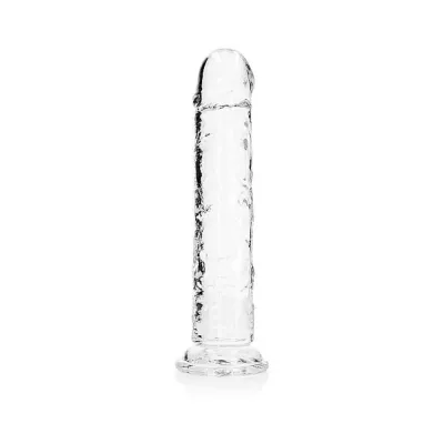 Realistic Dildos Realrock Crystal Clear Straight 11 In Dildo Without Balls Clear