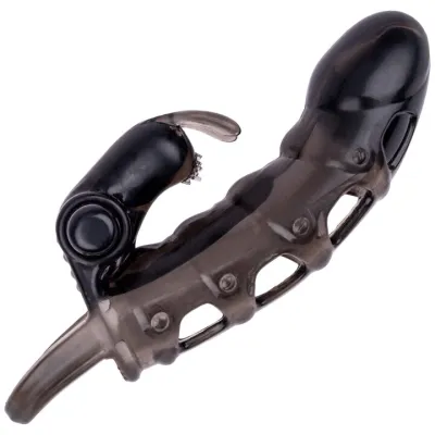 Bondara Robo Cock 10 Function Rabbit Vibrating Penis Sleeve