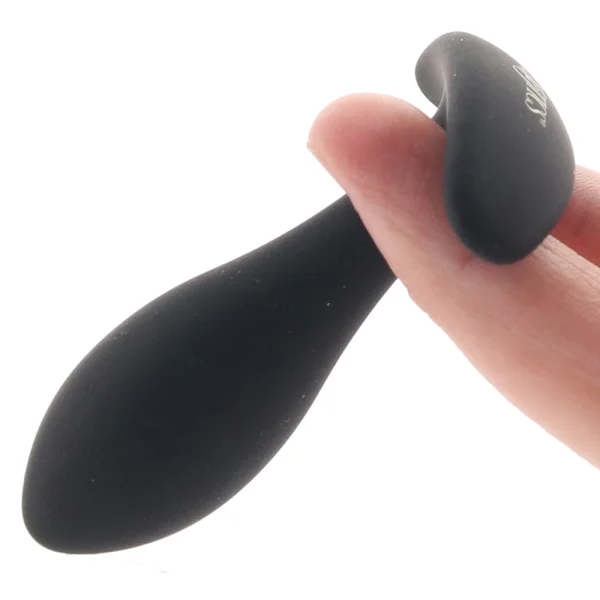 Boundless Teardrop Plug Silicone Butt Plug By CalExotics - Black