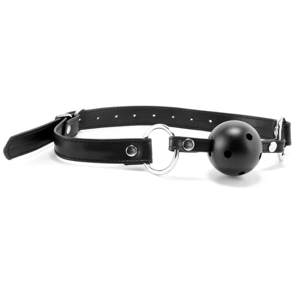 Breathable Ball Gag With Nipple Clamp Chain