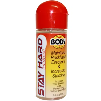 Body Action Stayhard Male Lube 2 3oz PACK OF 2