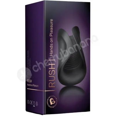 Rocks Off Rush Palm Sized Penis Stroker With Pulsing Vibration