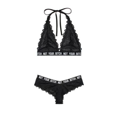 Lace Bra Set M L