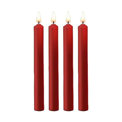 Teasing Wax Candles Red 4 Pack