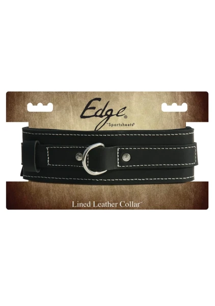 Lined Leather Collar