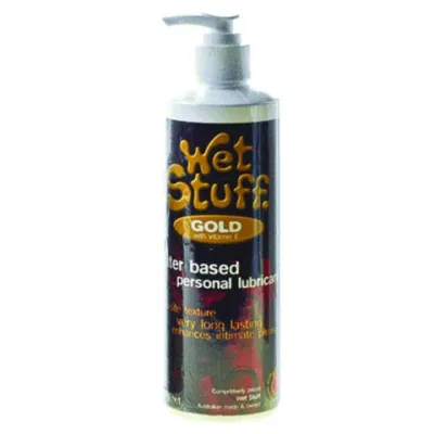 Wet Stuff Gold 550g Pump Bottle Water Based Lubricant
