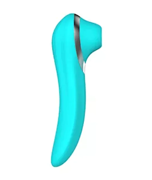 Delpha Suction Vibrator - Blue - 6 Inch — image 3 of 6