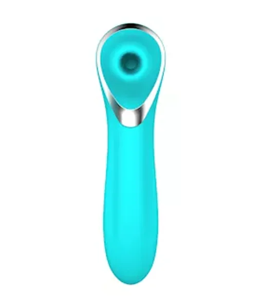 Delpha Suction Vibrator - Blue - 6 Inch — image 4 of 6