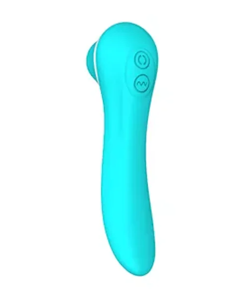 Delpha Suction Vibrator - Blue - 6 Inch — image 6 of 6