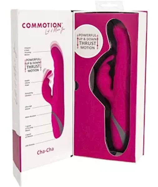 The Cha-cha Rabbit Vibrator - Pink - 9.2 Inch — image 16 of 16