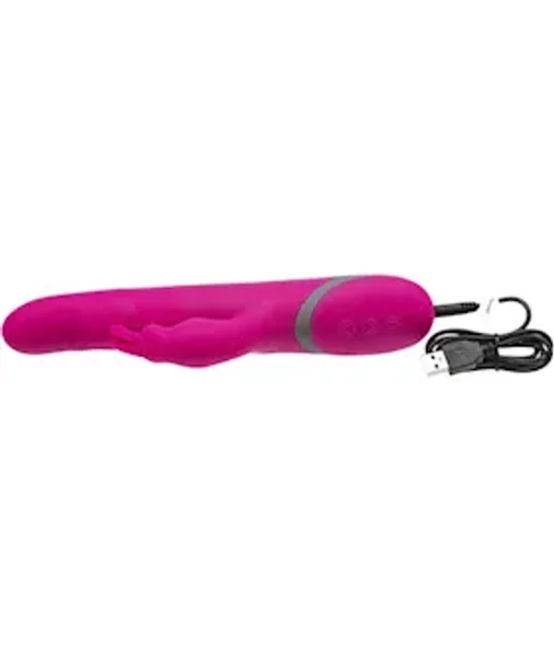 The Cha-cha Rabbit Vibrator - Pink - 9.2 Inch — image 13 of 16