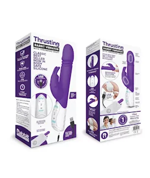 Rr Rechargeable Thrusting Rabbit Purple - Purple — image 2 of 2