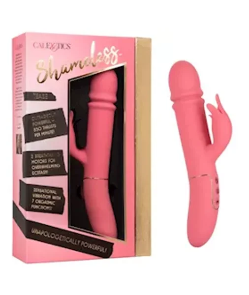 Shameless Tease Rabbit Vibrator - Pink - 10 Inch — image 16 of 16