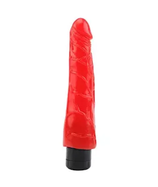 Devilish X3 Vibrating Dong - 9.1 Inch - Red - 9.1 Inch — image 2 of 3